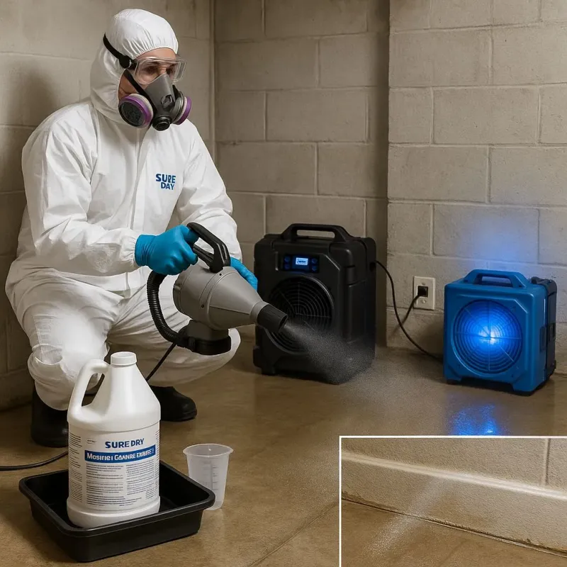 Sanitization and Odor Removal process in Delevan, NY