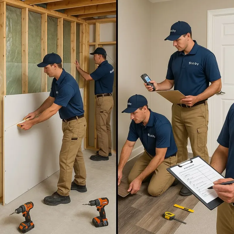 Repairs and Reconstruction process in Delevan, NY